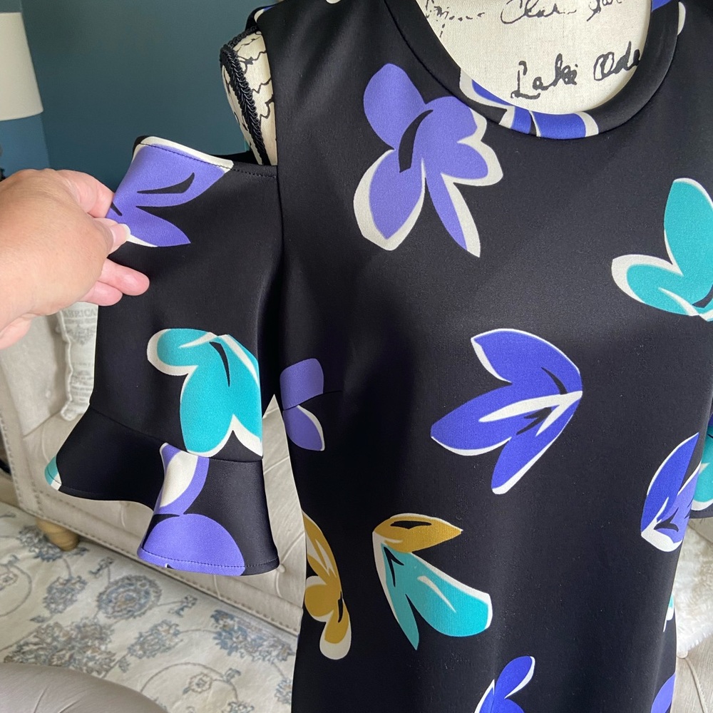 Cold shoulder dress worn once before lockdown